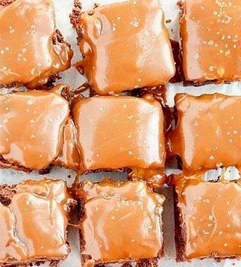 Карамельный брауни